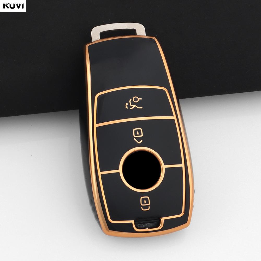 Fashion TPU Car Key Case Cover for Mercedes Benz E C S GLC Class E200 E400 E63 W213 S550 S560 C260 A200 Key Shell Protector