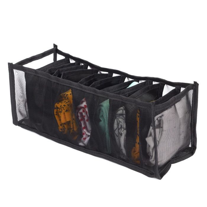 Lot de 11 Rangements "Sous-Vêtements" 32cm Noir