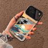 Fashion Landscape Phone Case For iPhone 17 16 15 14 13 12 11 Pro Max Air Matte Laser Aurora Shockproof Funda