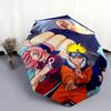 Naruto pattern, automatic folding umbrella, portable and foldable design, 8 ribs, a Christmas or birthday gift.