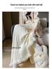 Autumn/Winter 2025 Women's High Waist Knit Pleated A-line Skirt with Tassels