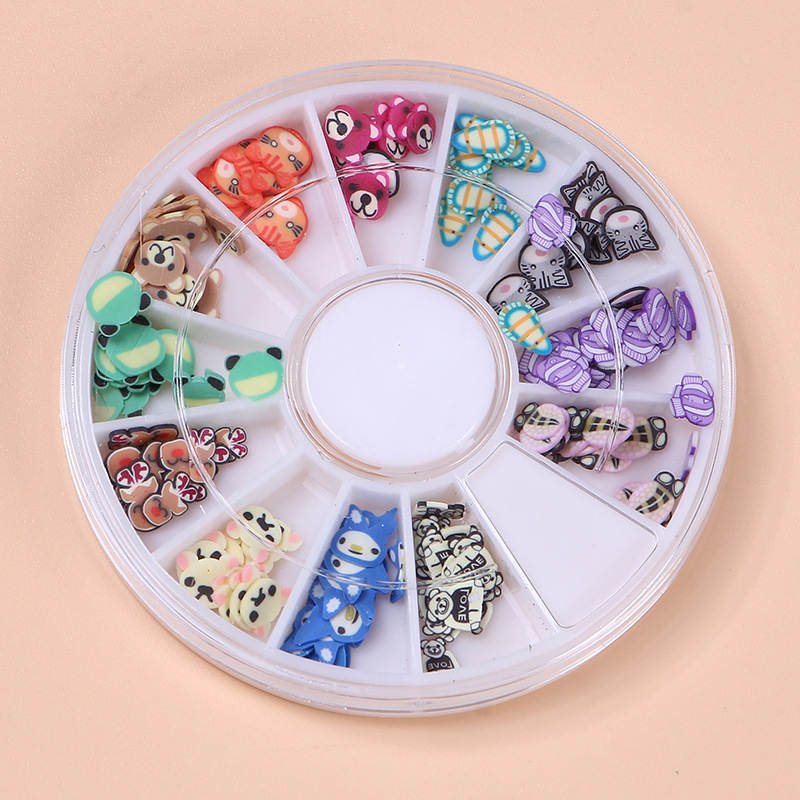 1Box Fruit Slices Filler For Nails Art Tips Slime Fruit For Kids Lizun DIY Slime Accessories Supplies Decoration Soft Pottery