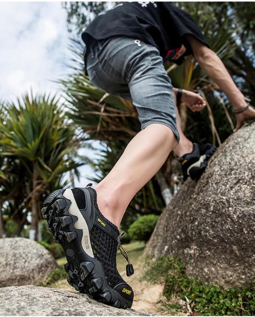 Mesh Sports Summer Wading Hiking Running Cloth Stylish Comfortable for Waterside Angler 41 Size [goodspoon] Men's Shoes, Breathable, Casual, Shoes,