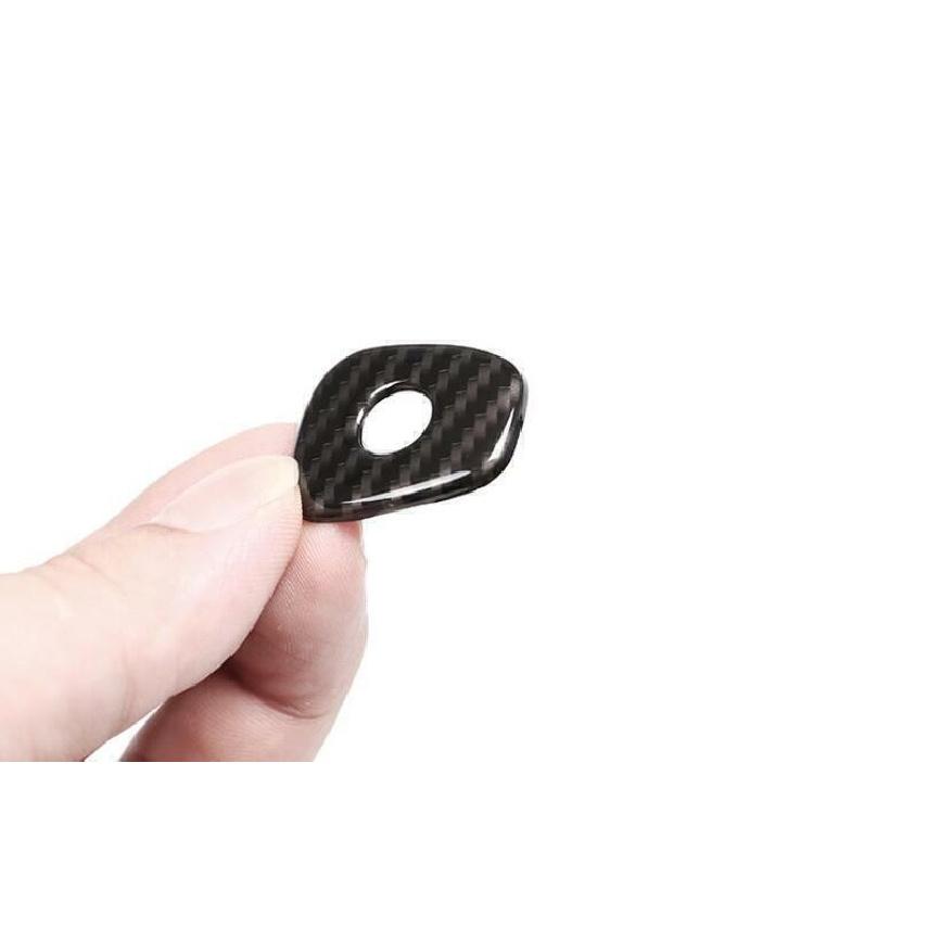 For BMW X3 G01 X4 G02 2018-2021 Inner Door Carbon Fiber Bolt Lock Down Ring Trim