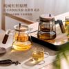 Glass Infuser Teapot With One-Press Filter Heat-Resistant Borosilicate Tea Maker Loose Leaf 600ml/900ml Minimalist Design