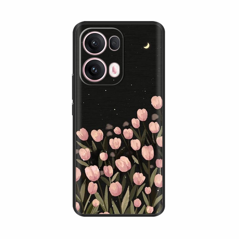 Silicone Case For OPPO Reno 13 Pro Cover CPH2697 PKK110 Cute Cartoon Painted Shockproof Fundas For OPPO Reno 13 5G Reno13 Covers