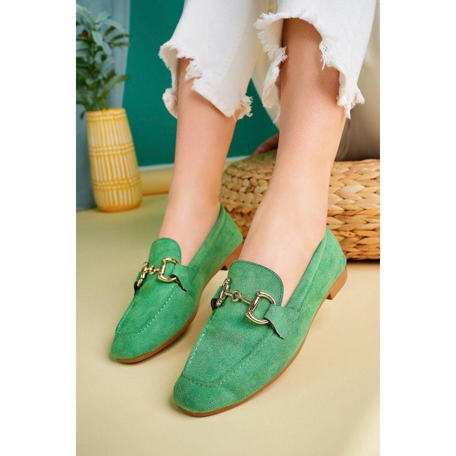 Women's Suede Casual Flat Shoes Loafers