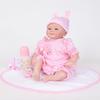 Lifelike Baby Reborn Dolls Rooted Mohair Silicone Vinyl Fake Newborn Doll Baby