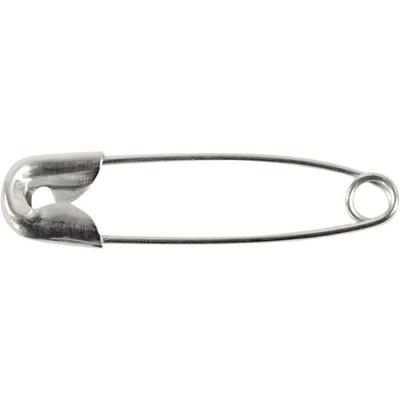 Metal Safety Pins - Silver - 0.6 X 22 Mm - 100 Pcs