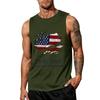 Men's Loose Fit Sleeveless Tank Top Casual Summer Daily Wear Printed Graphic Muscle Shirt Lightweight Breathable Fabric