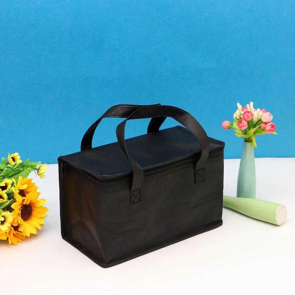Insulated Picnic Bag with Thickened Aluminum Film Lining Large Capacity Handheld Outdoor Cooler Tote for Camping and Travel