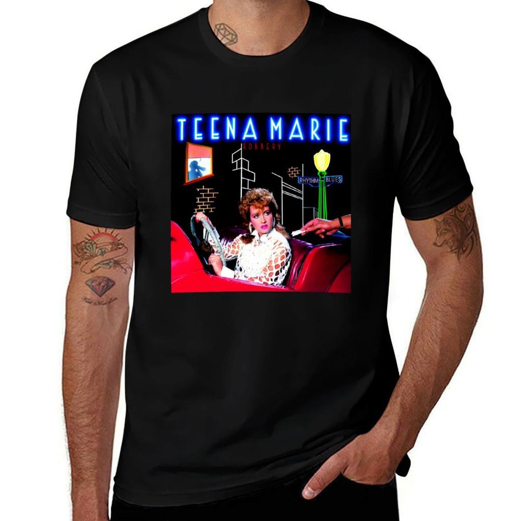 Teena Marie T-shirt Men T Shirt Cotton 100% T Shirts For Man Slim Fit Cotton T Shirt Man T-shirt