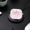 Pink Bow Pattern Clear Earphone Cases Cover With Hook Case For Samsung Galaxy Buds Live 4Pro 2Pro 3 FE 2 3Pro 4 Pro