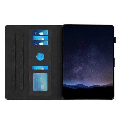 Pentru iPad Pro 11 (2024) Husă Tabletă din Piele Imprimată Fagure cu Slot pentru Card