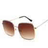 Vintage Oversized Square Sunglasses Women Fashion Metal Alloy Frame Retro Shades Female Sun Glasses Oculos Feminino