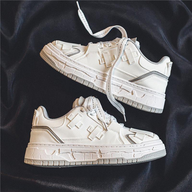 Mode Luxus 2024 Neu Student Vielseitiger Campus-Stil Lässige Board-Schuhe Koreanische Dicke Sohle Langlebige Herren-Sportschuhe Sneaker Herren