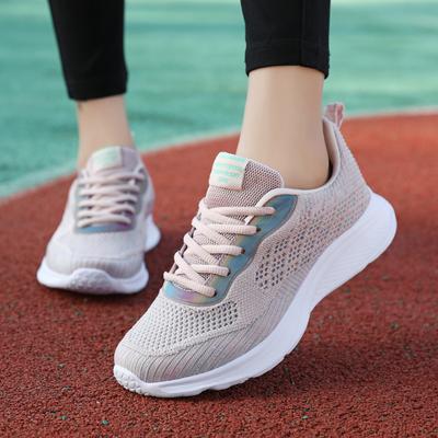 Leichte Sport-Damen-Sneaker Neuankömmling Sommer Mesh Atmungsaktiv Freizeitschuhe Damengröße 35 -41 Unterstützung Dropshipping