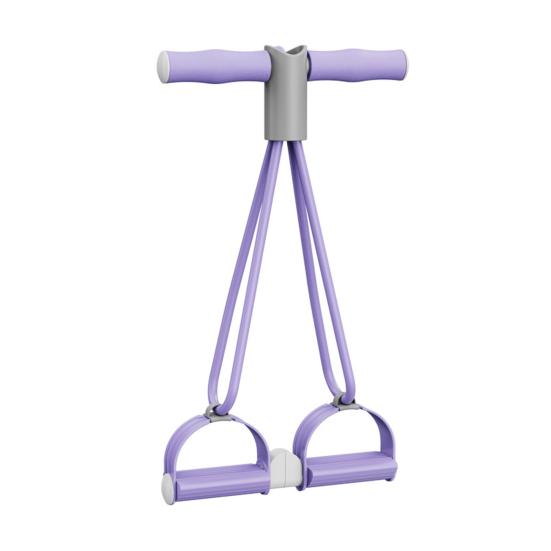 Separable Pedal Ankle Puller Resistance Band with Handle Elastic Yoga Sit-up Pull Rope Men Women Pedal Tensioner Exerciser Workout Equipment