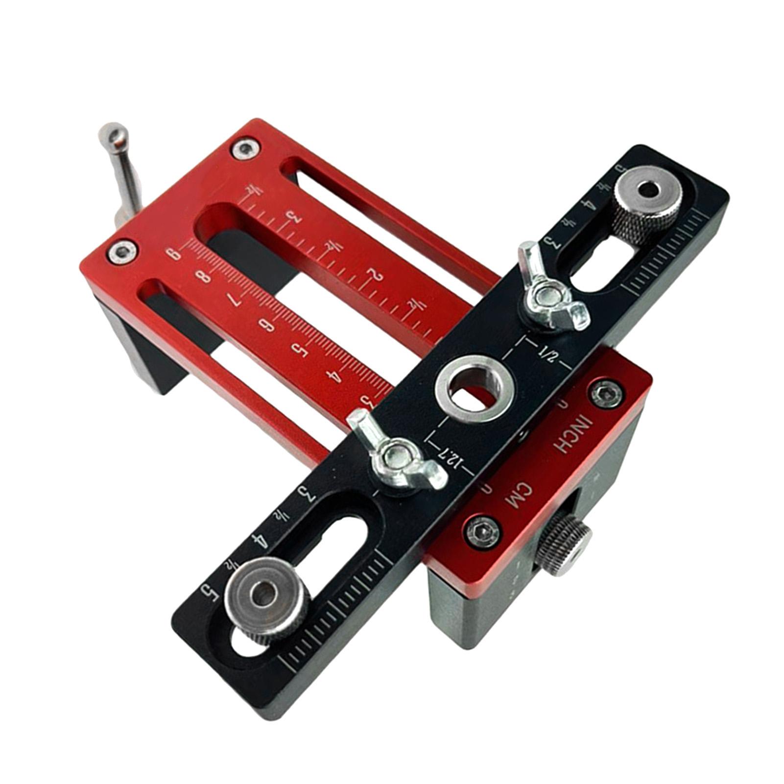 

Позиционер для установки дверцы шкафа Алюминиевый сплав 10-60 мм Регулируемый кондуктор для мебельной фурнитуры