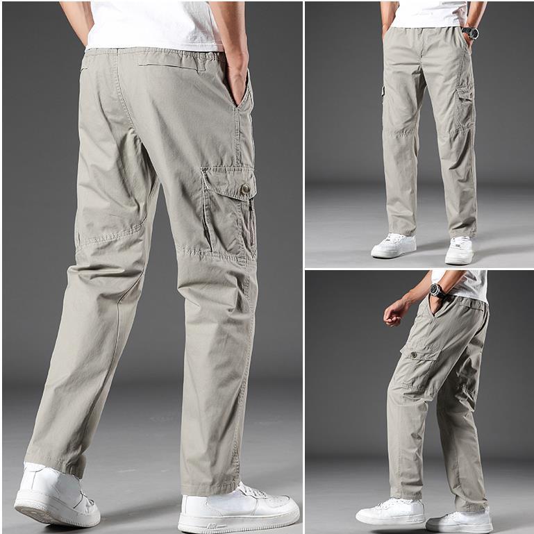 Pánské kalhoty Cargo Pánské Bavlněné overaly Outdoorové kalhoty Velká velikost 6XL Oblečení Camo Turistické kalhoty