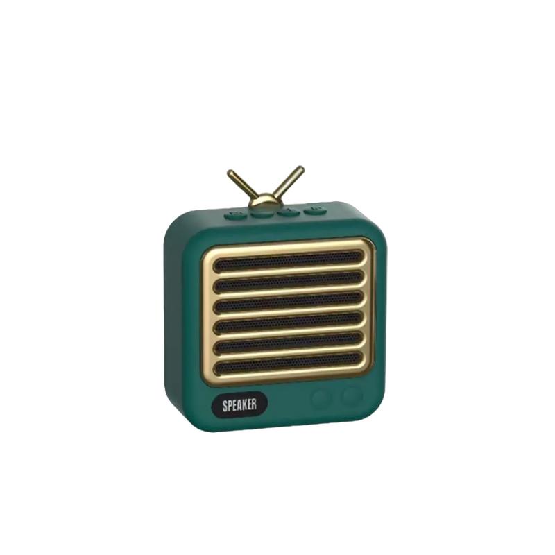

Retro Bluetooth speaker, small speaker, mini subwoofer, high sound quality, loud volume, portable audio