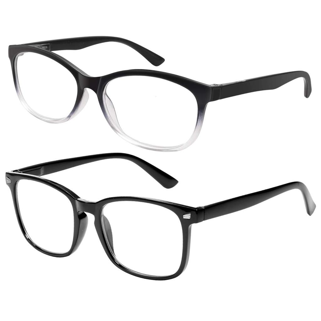 2PCS Newest Multifocal Reading Glasses Women Men Auto Adjusting Bifocal Glasses For Readers. Paerde