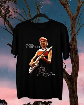 New  MARK KNOPFLER Signature Guitar Gift For Fan Black All Size TShirt KC054 Unisex T-Shirt