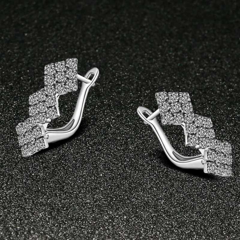 Sace Gems Classic Super Flash Zircon Earrings for Women Wedding Party Gifts