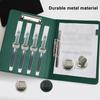 Porta-canetas de Metal com Mola, Clipe Autoadesivo, Mini Geladeira, Quadro Branco, Quadro de Avisos, Caderno, Tablet, Caneta Stylus, Organizador de Canetas Gel