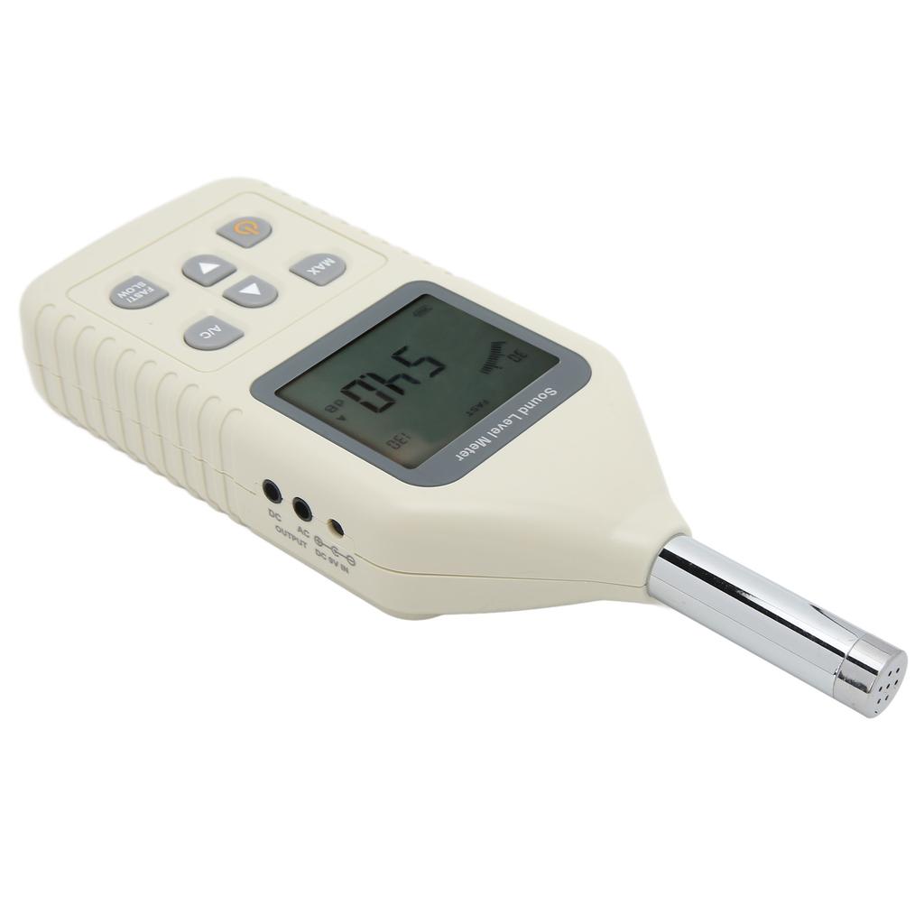 1358 Sound Level Tester Digital Decibel Meter Noise Tester for Factory School Airport Office