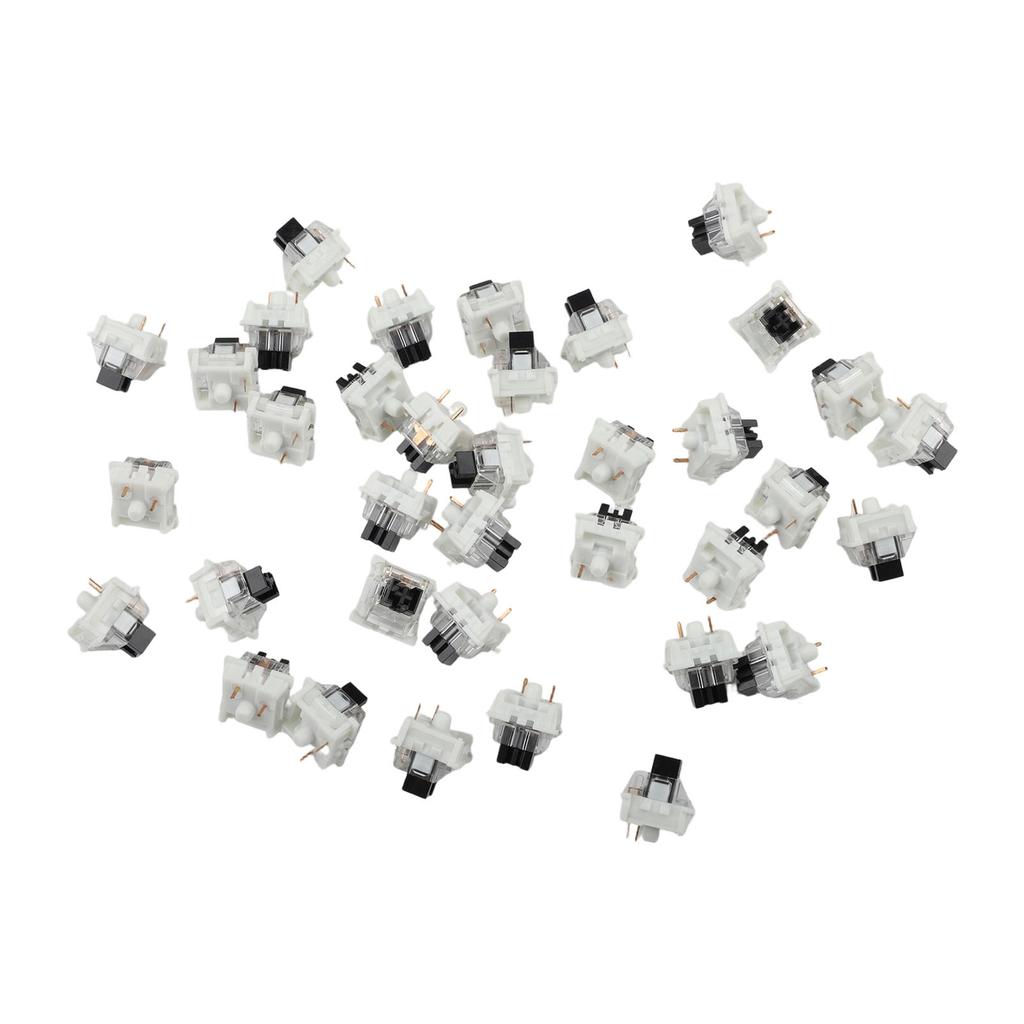 36PCS Tactile Clicky Keyboard Switches 3pin Compatible with Standard Boards