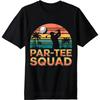 Fashion Tshirt Adult Man Summer Tshirt Big Size Par Tee Squad Golf Sunset Palm Trees Comfort Men Tee Shirt Minimalist Teeshirt