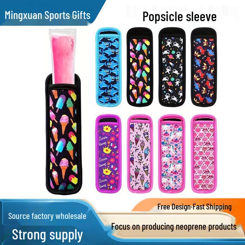 Eco-Friendly Neoprene Popsicle Sleeve - Waterproof & Insulated Ice Cream Holder