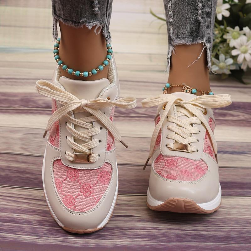 Women Sneakers  Spring Autumn Fashion New Sneaker Luxury Brand Women's Lace Up Comfortable Plus Size Shoes Zapatos De Mujer