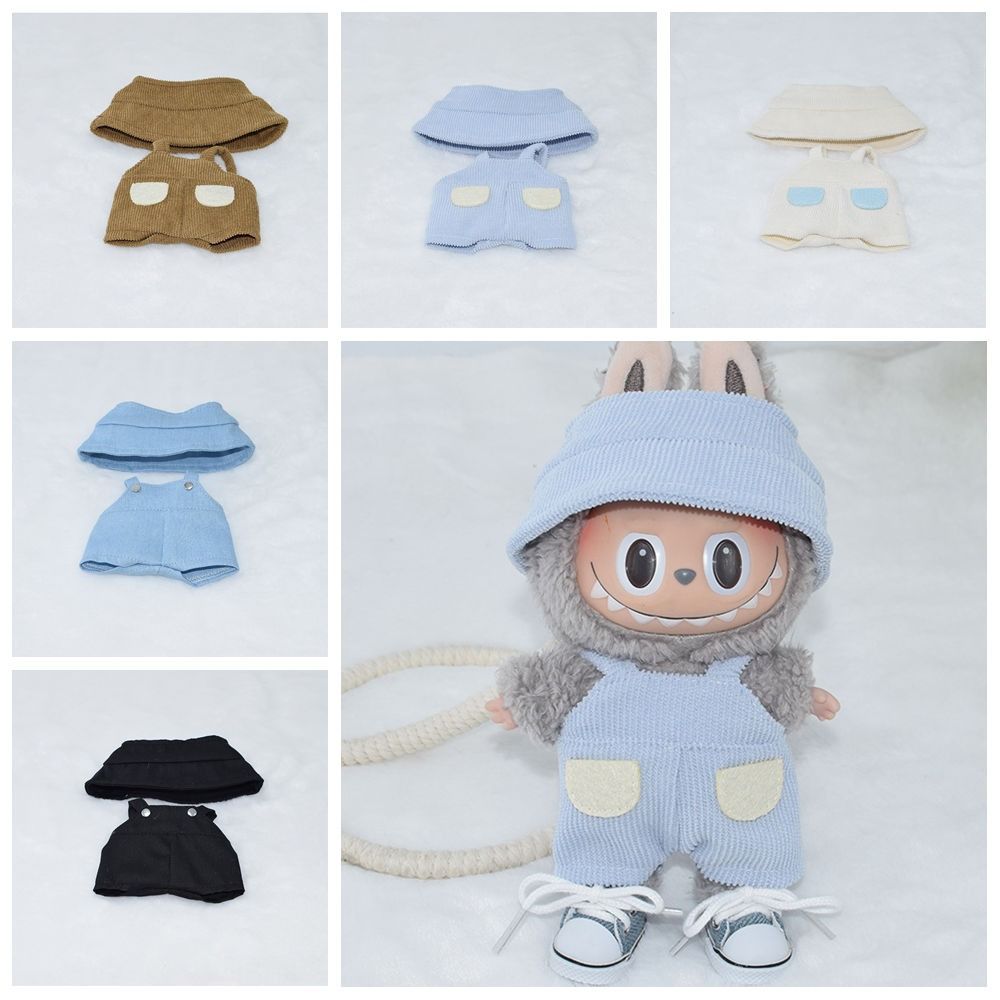 

Doll s Clothes 17cm Labubu Doll s Clothes Strap Pants Set Labubu Dolls Clothes Children Gift Style 6