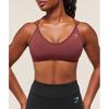 Gymshark Back Gains Sports Bra Burgundy Brown B8a5u Rbqv