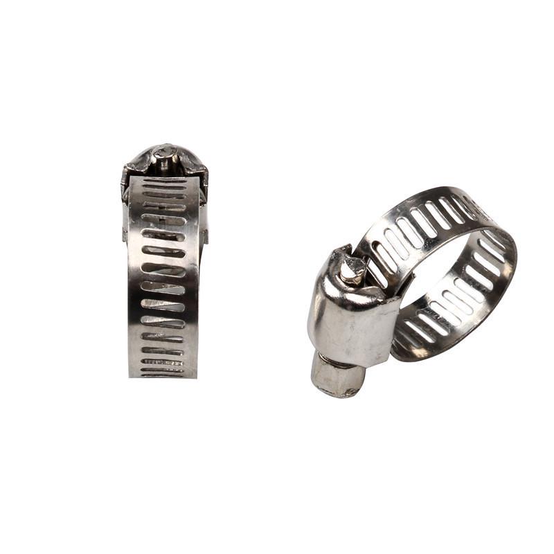 60-Piece Stainless Steel Hose Clamp Set (8-38mm) – Card Buckle Joint for Pipes