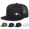 Fashion Hip Hop Unisex Mountain Embroidery Hip-hop Net Hats Spring Summer Outdoor Adjustable Casual BaseballCaps Sunscreen Hat