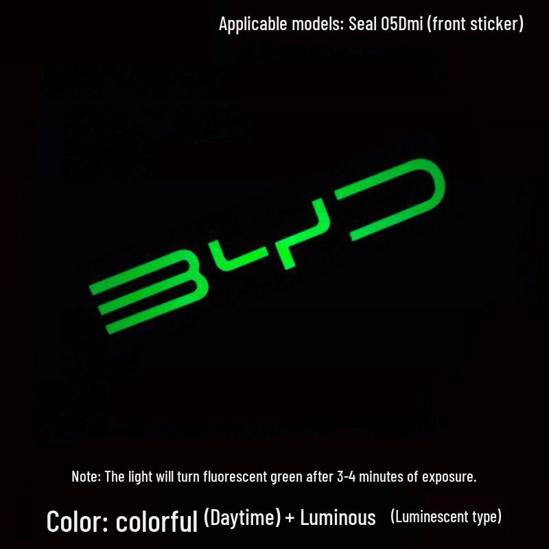BYD Seal EV Car Logo Sticker for Color Change & Decoration (EVDMI 05, DMI 07, DMI 06, GT 06)