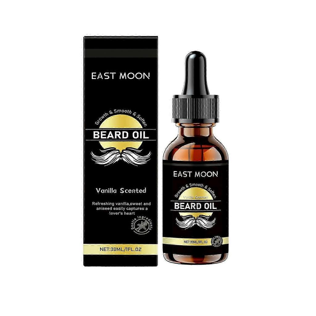 Vanilla Beard Care Essential Oil Moisturizing Gentle Cleaning for Men 30ml