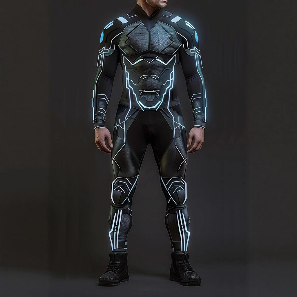 3D Digital Printing Stage Costumes for Adults Halloween Event Carnival Themed Party Cosplay Costume Role-playing Game Jumpsuit