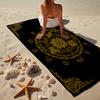 Heroic Legend Crest Beach Towel, Super Soft Microfiber, Gift for Her/Him, Birthday, for Pool, Beach, Travel, Home Decor Fan gifts