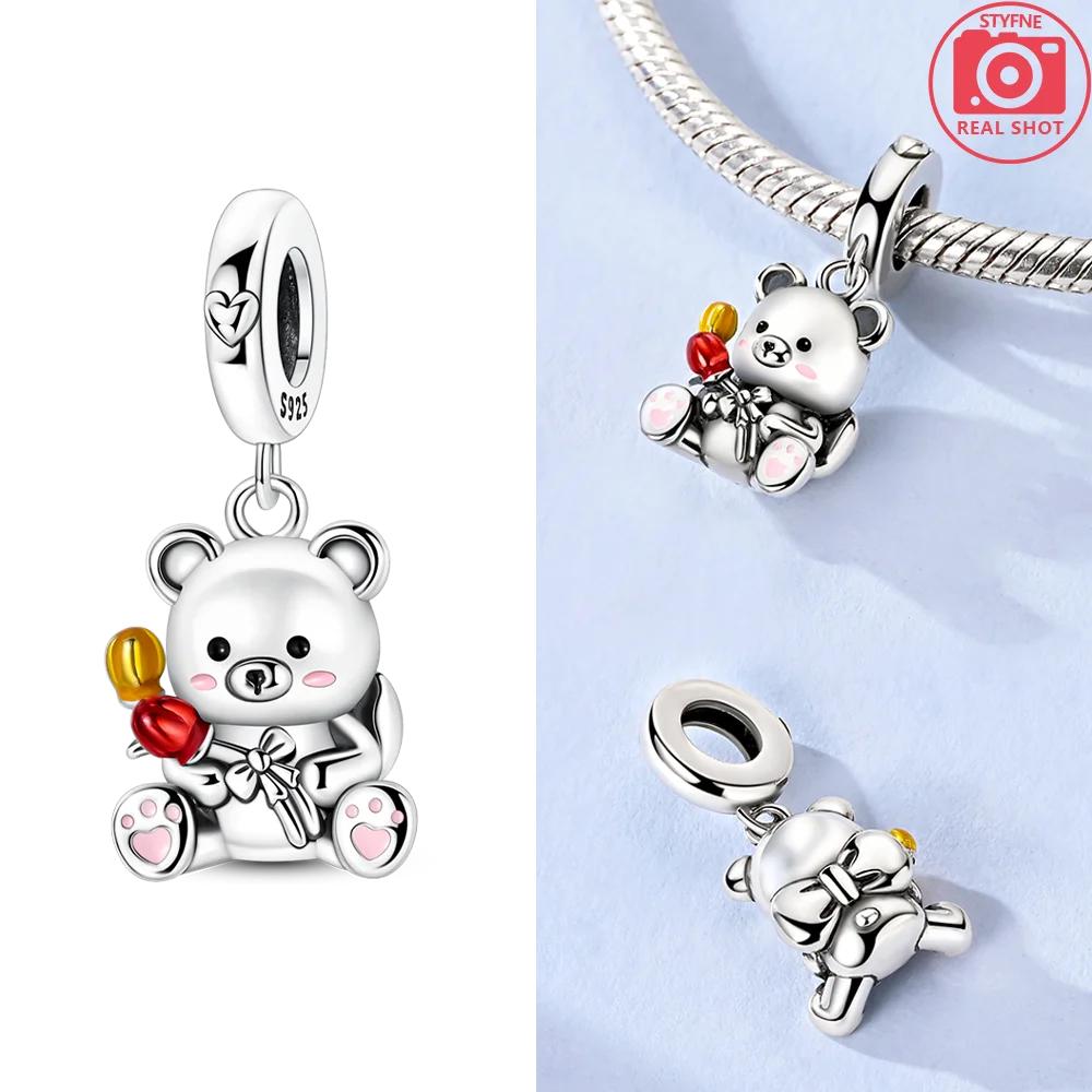 Dreamy Original Copper Autumn-Day Squirrel Pendant Hedgehog Butterfly Cat Beads Fit Women Bracelet Fine Gift Jewelry Women