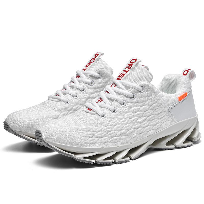 47 Large Flyknit Lace-up Men's Blade Running Shoes - Lightweight, Trendy, Casual Sports Footwear