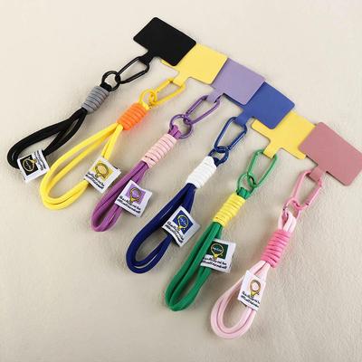 Braided Strips Colorful Keycord Hanging Rope Colorful Wrist Straps Hand Lanyard  Phone Accessories