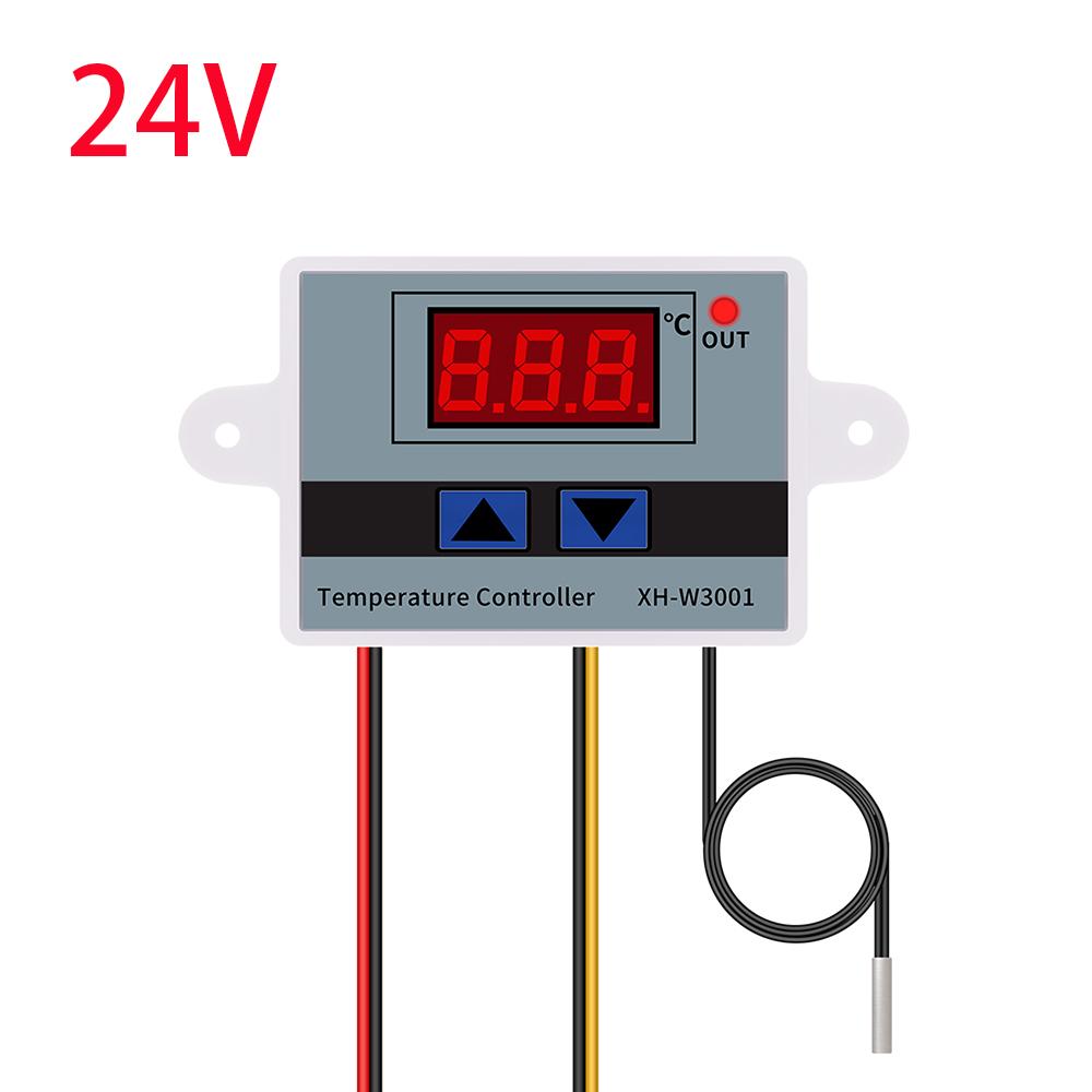

W3001 Temperature Controller 220V 12V 24V Digital Thermostat Thermoregulator Microcomputer Incubator Cooling Heating Switch