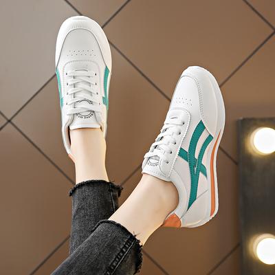 Women Leather Comfort Sports Shoes Woman Small White Shoes Fashion Comfort Sneakers All-match Lightweight Casual Running Shoes