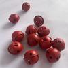 24pcs Vintage Red Christmas Bells, 3.99cm Metal with Star Cutouts Ideal for Tree, Party  Home Decor