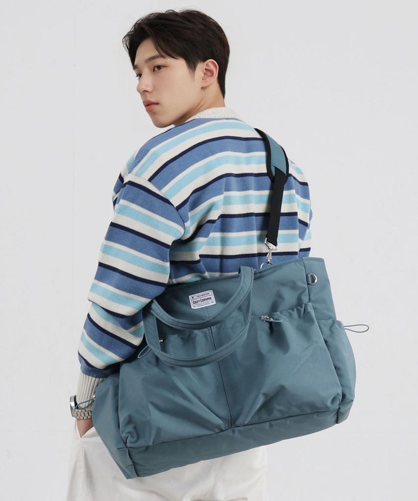 Cozycomma 17-Pocket Nylon Peddler Bag_Cozy Bag [Grayish Blue]