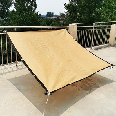 1pc Outdoor Sunshade Netting, Reinforced Sunscreen Netting with Wrapped Edges All Around, Durable Roof Shading Supplies